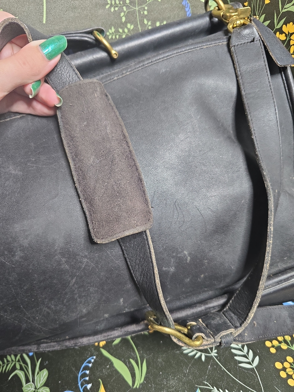 Vintage Coach Beekman Black Leather Briefcase USED READ DESCRIPTION - Picture 12 of 16